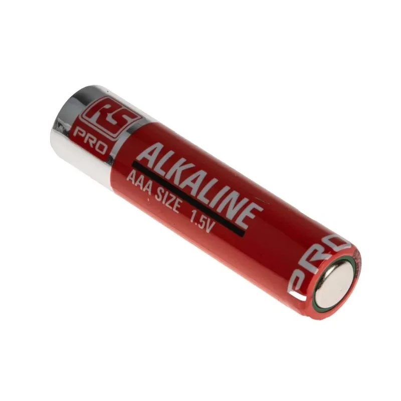 RS PRO Alkaline AAA Battery 1.5 V, Alkaline Chemistry, Non-Rechargeable, 2.4Ah Capacity, Pack of 20 917-6581