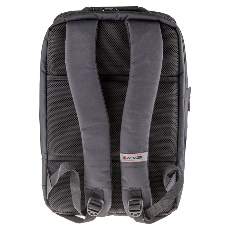 Wenger RELOAD 16in Nylon Laptop Backpack, Black, 3 Compartments, 444.5x304.8x177.8mm, Model 601070