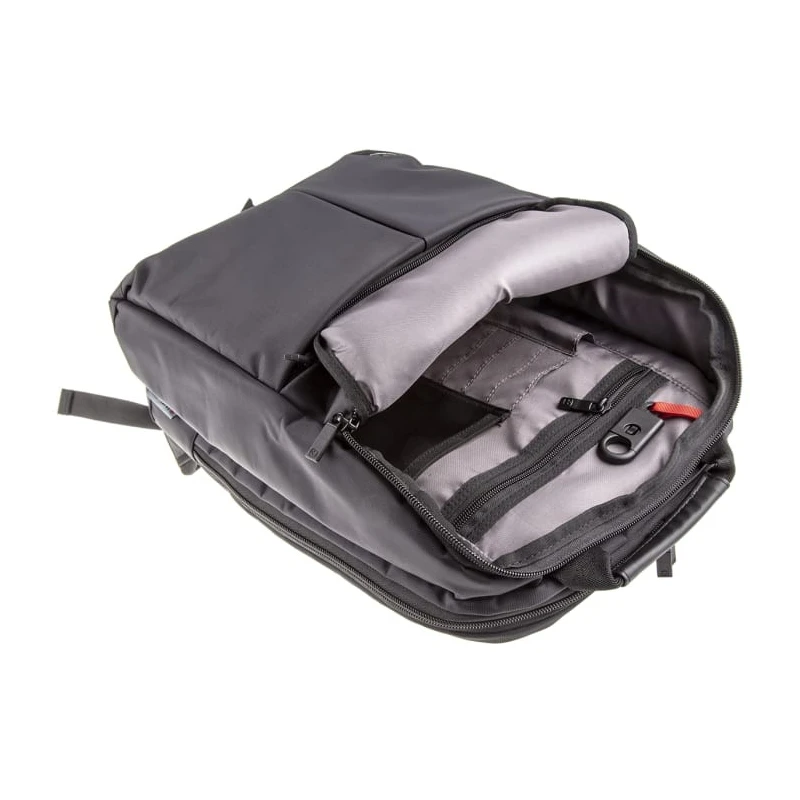 Wenger 355.6 mm Laptop Backpack Nylon Material Black 3 Compartments 601068