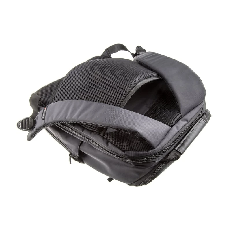 Wenger 355.6 mm Laptop Backpack Nylon Material Black 3 Compartments 601068