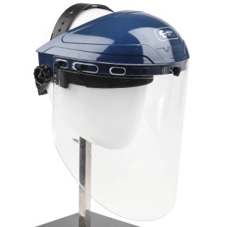 Penta Clear Polycarbonate Face Shield with Brow Guard, Anti-Mist Coating, Anti-Fog, Impact Resistant E24