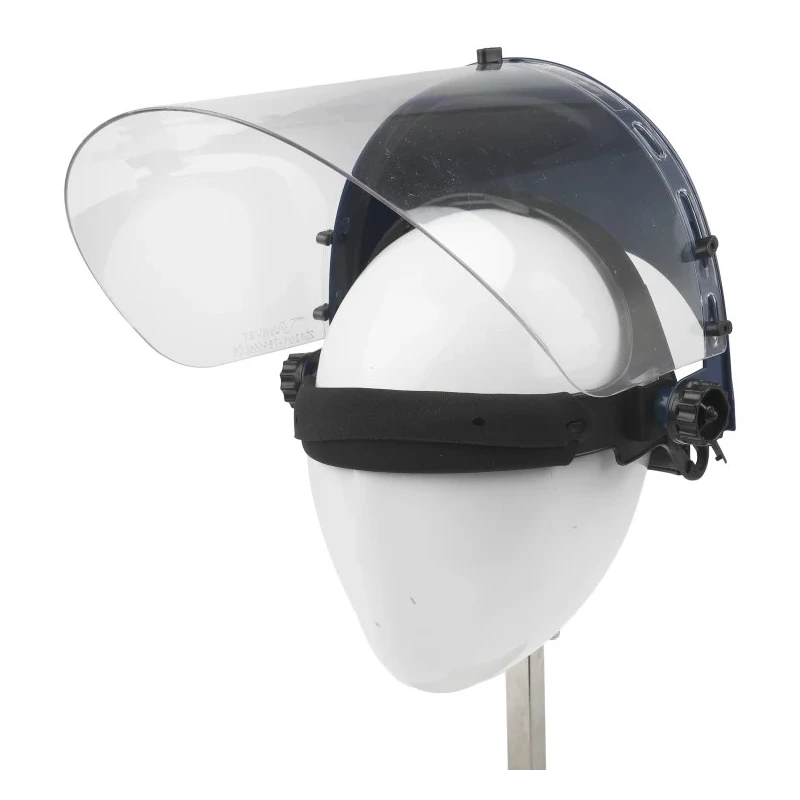 Penta Clear Polycarbonate Face Shield with Brow Guard, Anti-Mist Coating, Anti-Fog, Impact Resistant E24