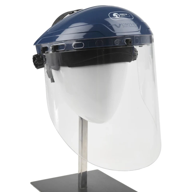 Penta Clear Polycarbonate Face Shield with Brow Guard, Anti-Mist Coating, Anti-Fog, Impact Resistant E24