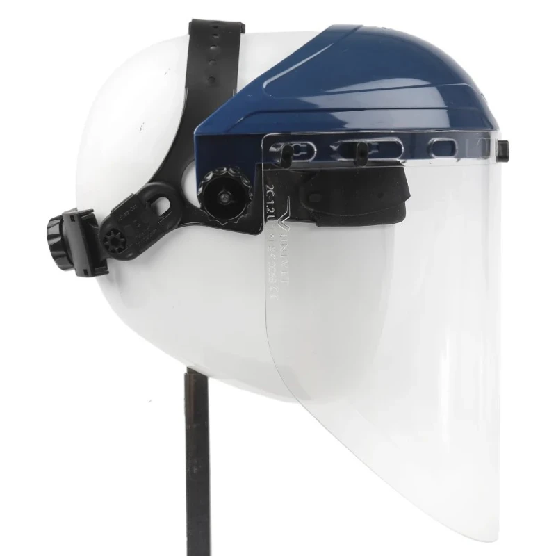 Penta Clear Polycarbonate Face Shield with Brow Guard, Anti-Mist Coating, Anti-Fog, Impact Resistant E24