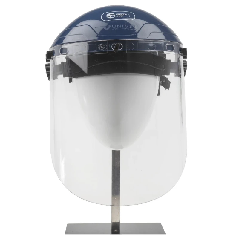 Penta Clear Polycarbonate Face Shield with Brow Guard, Anti-Mist Coating, Anti-Fog, Impact Resistant E24