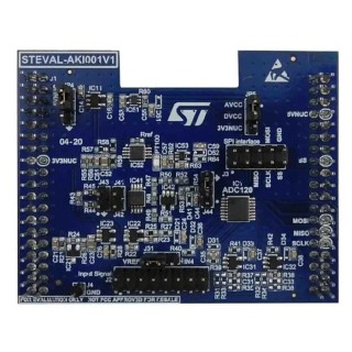 STMicroelectronics Evaluation Board with ADC120 12-bit 8-Channel Analog-to-Digital Converter STEVAL-AKI001V1