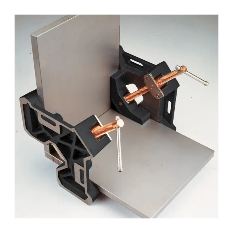 SIP Welding Accessory Angle Clamp for General Welders Model , Cast Iron, Copper Plated Spindle, Sliding T Handle 9 Inch 7649