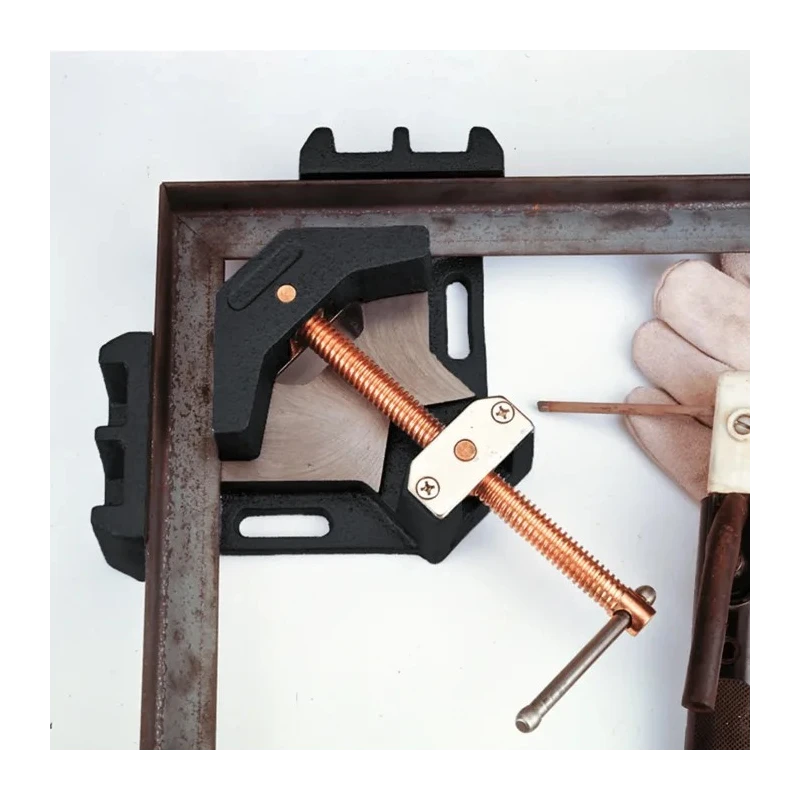 SIP Welding Accessory Angle Clamp for General Welders Model , Cast Iron, Copper Plated Spindle, Sliding T Handle 9 Inch 7649