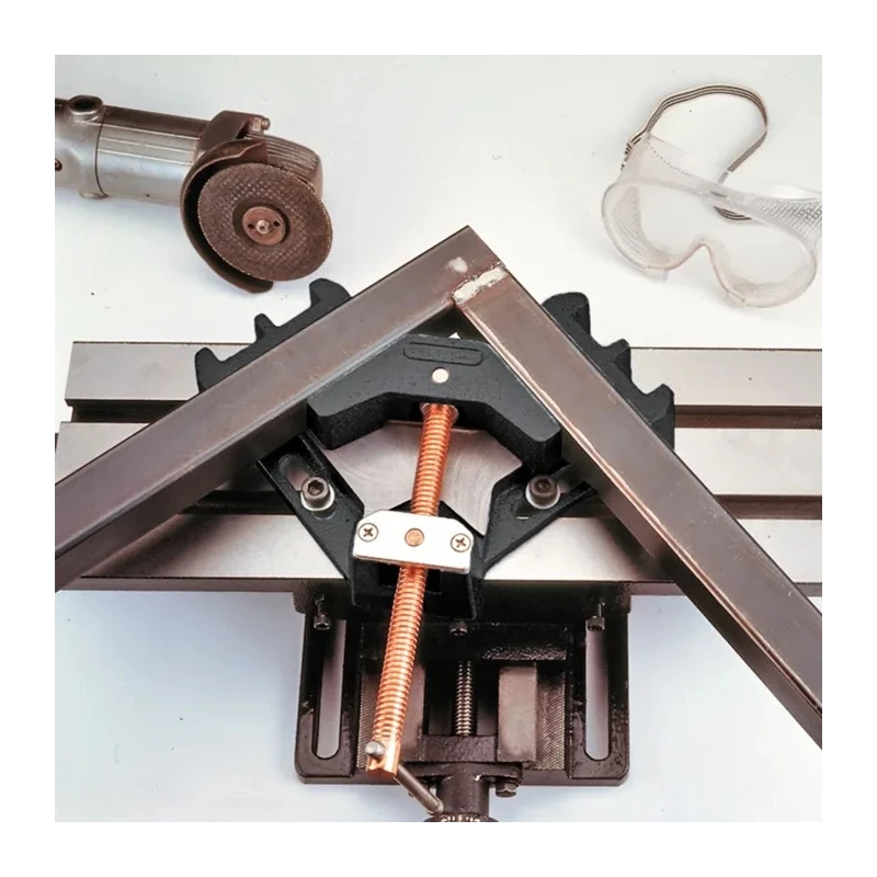 SIP Welding Accessory Angle Clamp for General Welders Model , Cast Iron, Copper Plated Spindle, Sliding T Handle 9 Inch 7649