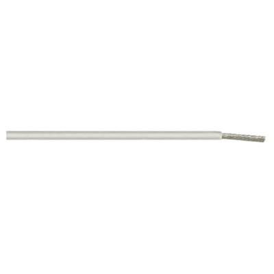 TE Connectivity 55A Series White 2 mm² Hook Up Wire, 14 AWG, 19/27 AWG Core Strands, 100 m, Ethylene 55A0111-14-9