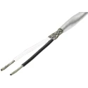 TE Connectivity 55A Series Black, White 36 AWG Hook Up Wire, 24 AWG, 19x36 AWG Core Strands, 100 m Length 55A1121-24-0/9-9