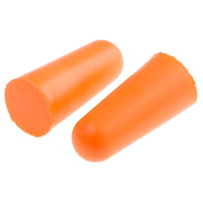 Portwest Orange Disposable Uncorded Ear Plugs 38 dB NRR 500 Pairs EP21