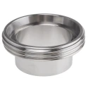RS PRO Stainless Steel Pipe Fitting Straight Circular Fitting 50 mm 35mm Length 918-6257