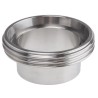 RS PRO Stainless Steel Pipe Fitting Straight Circular Fitting 50 mm 35mm Length 918-6257
