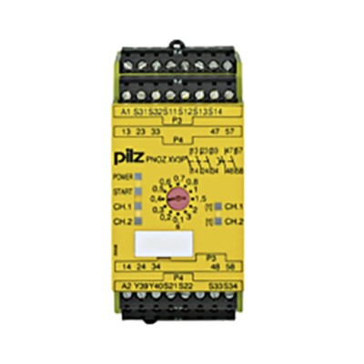 Pilz PNOZ XV3P 24V DC Safety Relay with 3 Safety Contacts and 2 Auxiliary Contacts XV3P