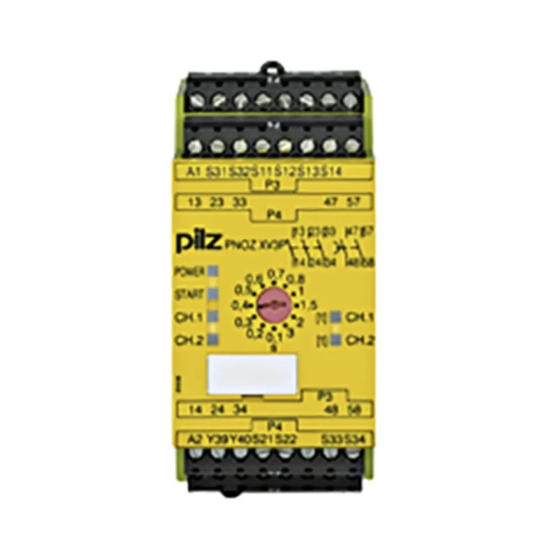 Pilz PNOZ XV3P 24V DC Safety Relay with 3 Safety Contacts and 2 Auxiliary Contacts XV3P