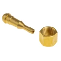 GCE Blow Torch Oxygen, Acetylene Precision Flow Meter with Brass Finish and 3/8 Inch BSP Connections 9423240RS