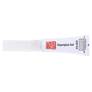 RS PRO Industrial Cyanoacrylate Adhesive Gel Transparent 3 g Tube 918-6872