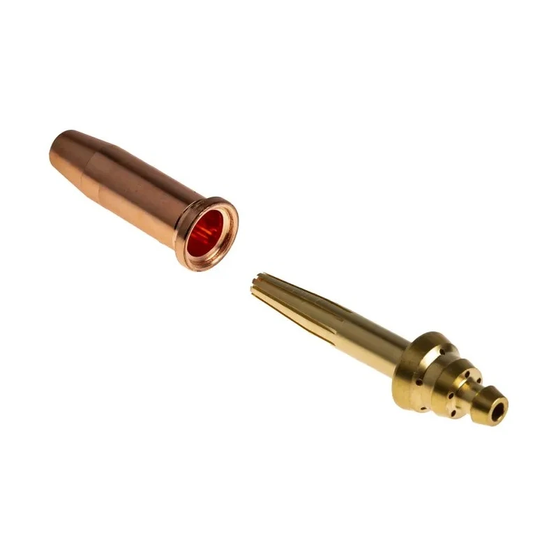 GCE Welding Accessory Blow Torch Nozzle Short Pattern with 9 Spline Inner, 76 mm Length, for Propane Fuel Gas 0768865RS