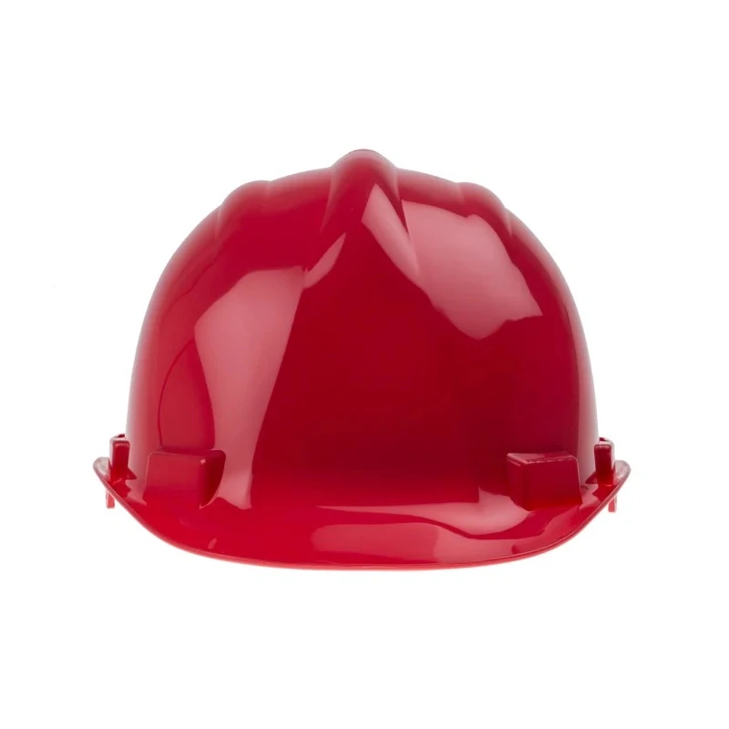 Portwest Red Adjustable Safety Helmet Polypropylene 4-Point Buckle Suspension 918-5636