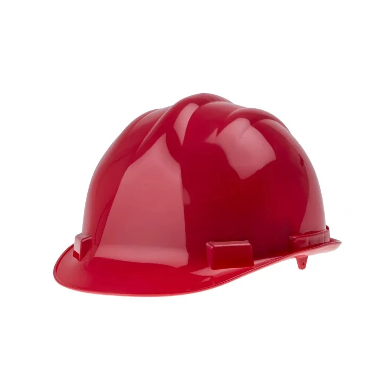 Portwest Red Adjustable Safety Helmet Polypropylene 4-Point Buckle Suspension 918-5636