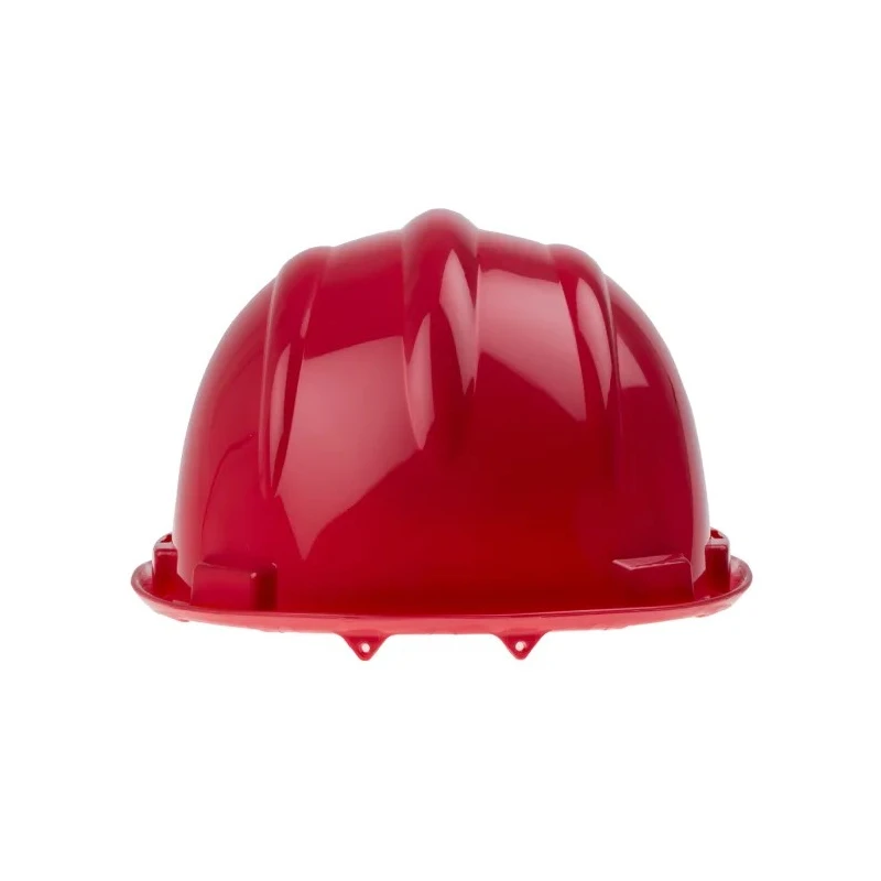 Portwest Red Adjustable Safety Helmet Polypropylene 4-Point Buckle Suspension 918-5636