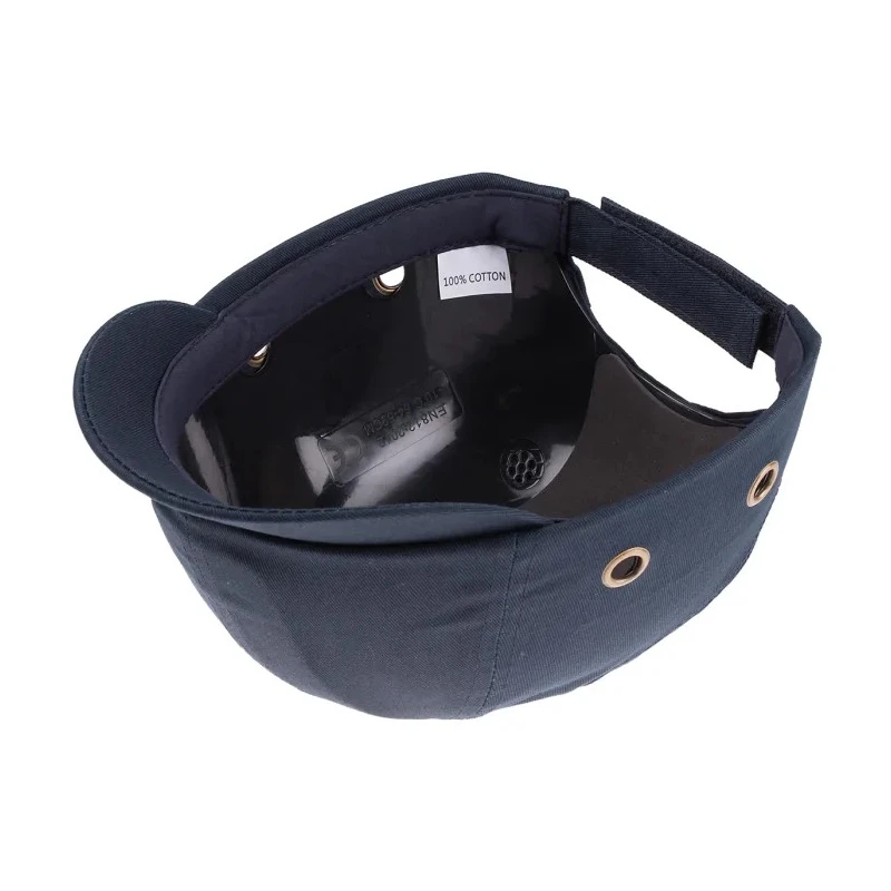 Portwest Navy Micro Bump Cap Cotton EN 812 Compliant ABS Inner Shell Adjustable Strap 54 cm Head Size 918-5699