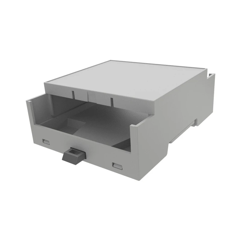 Italtronic DIN Rail Enclosure 4M XTS Compact Series ABS Grey 32.2 mm Height 90 mm Length 87 mm Width 35.0407000.BL