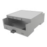 Italtronic DIN Rail Enclosure 4M XTS Compact Series ABS Grey 32.2 mm Height 90 mm Length 87 mm Width 35.0407000.BL