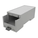 Italtronic DIN Rail Enclosure Type Modulbox Compact Series ABS Body Grey 87.4mm x 36.1mm x 74.2mm 35.0212000.BL
