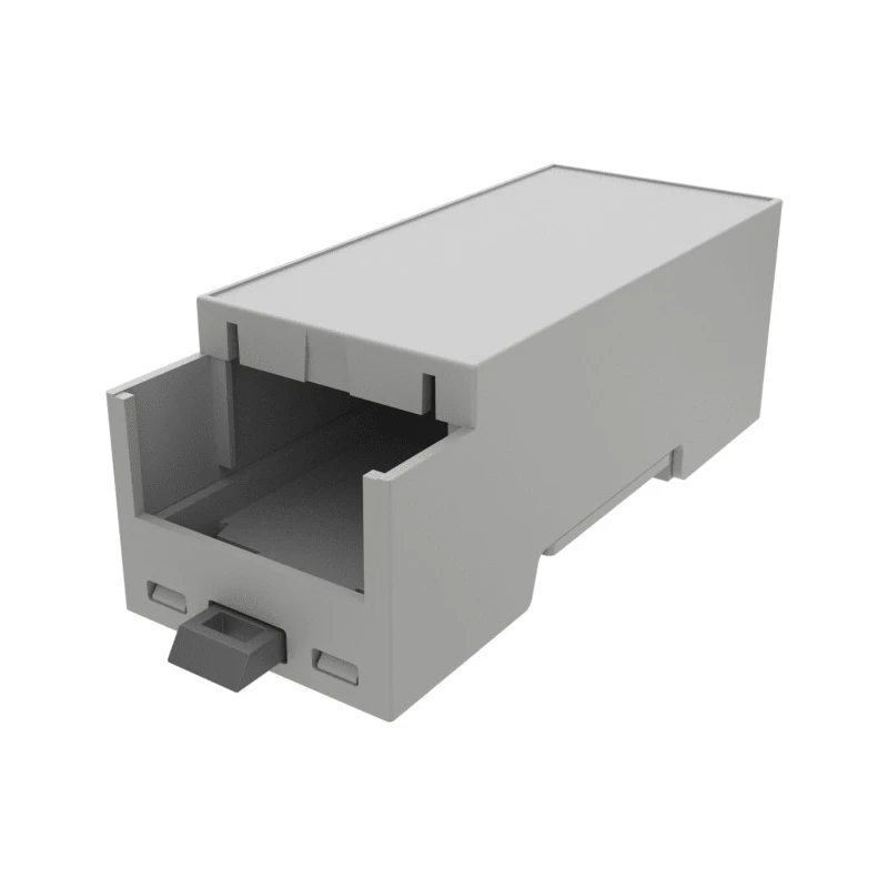 Italtronic DIN Rail Enclosure Type Modulbox Compact Series ABS Body Grey 87.4mm x 36.1mm x 74.2mm 35.0212000.BL