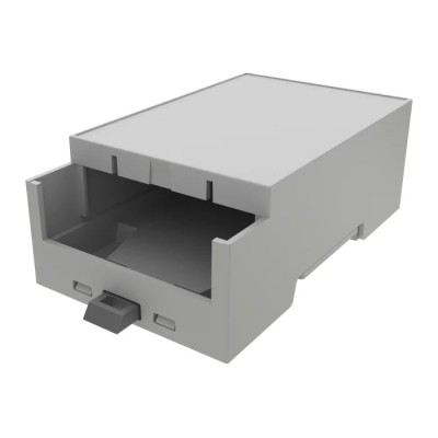 Italtronic DIN Rail Enclosure Type Modulbox Compact - 3M XTS B Version ABS DIN Rail Enclosure 35.0312000.BL