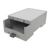 Italtronic DIN Rail Enclosure Type Modulbox Compact - 3M XTS B Version ABS DIN Rail Enclosure 35.0312000.BL