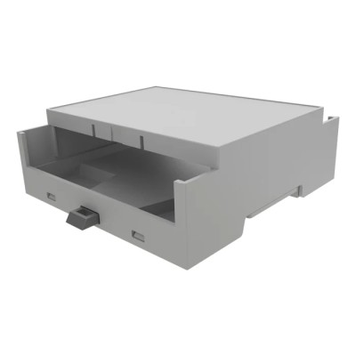 Italtronic DIN Rail Enclosure Modulbox XTS Series ABS 90 mm Length 24 mm Width 35.0507000.BL