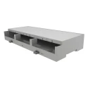 Italtronic DIN Rail Enclosure Kit Modulbox Compact Series ABS Grey 87mm Height 209.4mm Length 71.3mm Width 35.1212000.BL