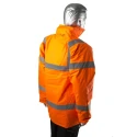 Portwest Orange Men's Hi Vis Traffic Jacket, L 918-5914