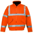 Portwest 300D Industry High Visibility Orange Men's Hi Vis Traffic Jacket XL 918-5917