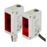 RS PRO Polarised Retro Reflection Photoelectric Sensor Block Style IP67, 1 m Detection Range, NPN/PNP Output IP67