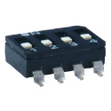 KNITTER-SWITCH Rotary Coded DIP Switch Flat Actuator Surface Mount SBS 60008
