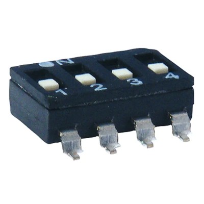 KNITTER-SWITCH Rotary Coded DIP Switch Flat Actuator Surface Mount SBS 60008