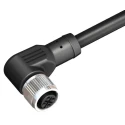 RS PRO 5 way M12 to Unterminated Cable 10 m, Polyvinyl Chloride Jacket, Black, 60V, IEC 61076-2-101, IP67 201-7095