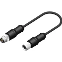 RS PRO M8 Female to USB Type A Circular Connector, 5 m, 30 V, IP67, Polyurethane Jacket 201-7140