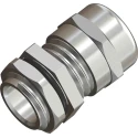 RS PRO Silver Metal Cable Gland, PG13.5 Thread, 6 mm Min., 12 mm Max., IP68 201-7236