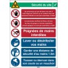 Brady Safety Wall Chart Polypropylene B-7527 French Text 371mm x 262mm COVID-19-REC-PP-FR