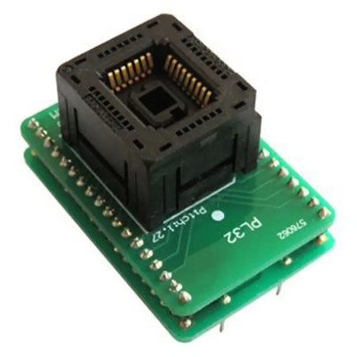 Seeit Straight Through Hole Mount 1.27 mm Pitch IC Socket Adapter, DIP to PLCC ADA-PLCC32