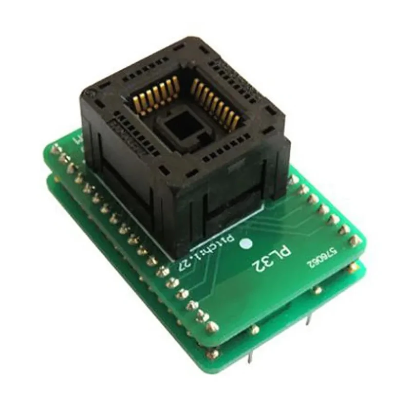 Seeit Straight Through Hole Mount 1.27 mm Pitch IC Socket Adapter, DIP to PLCC ADA-PLCC32
