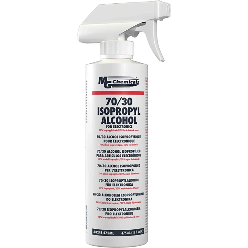 MG Chemicals Electronic Cleaner Isopropyl Alcohol Liquid Aerosol 475 ml 8241-475ML