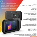 FLIR Thermal Imaging Camera with WiFi, 160 x 120 Pixel Detector, 400 °C Max Temperature, Lithium-ion FLIR C5 with Wi-Fi