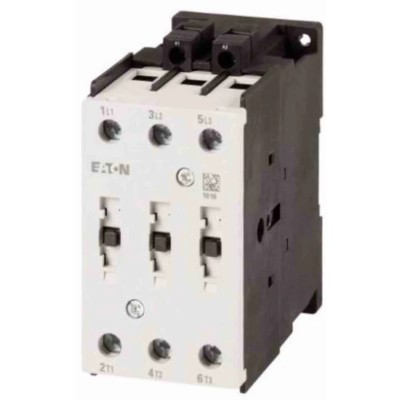 Eaton Contactor 3-Pole 40 A 18.5 kW 240V AC Coil DIN Rail Mount Motor Control DILMT7