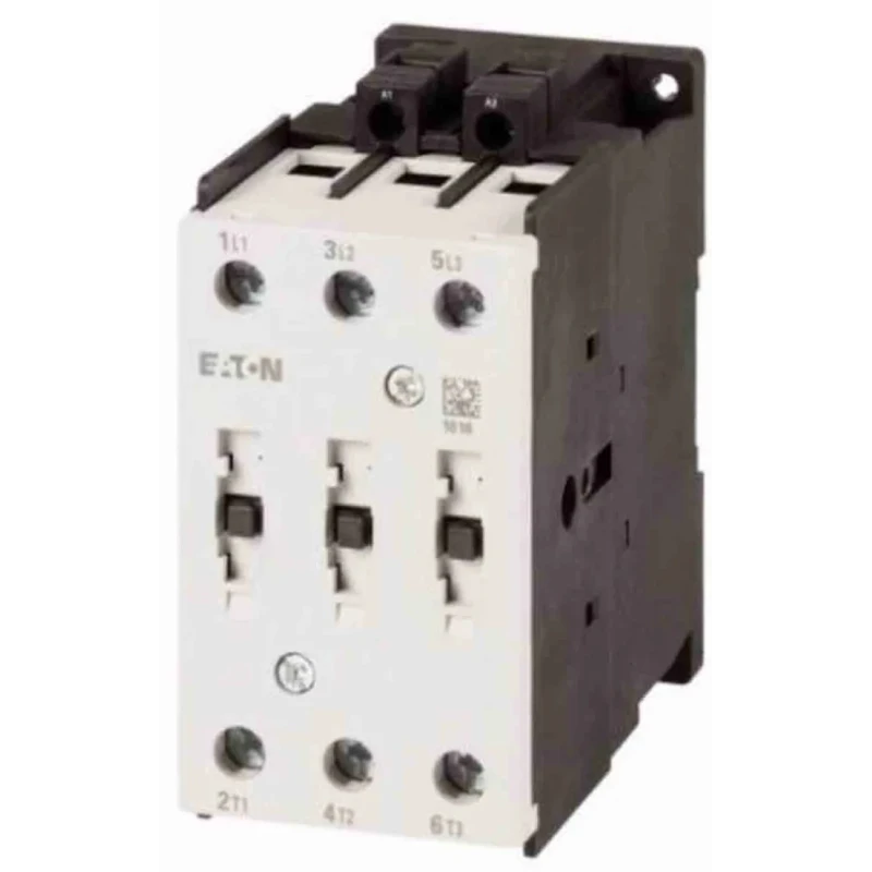 Eaton Contactor 3-Pole 40 A 18.5 kW 240V AC Coil DIN Rail Mount Motor Control DILMT7